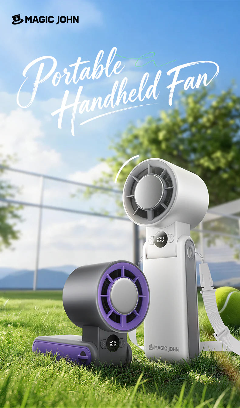 2026 Upgraded Multifunction Portable Fan – 4-in-1 Handheld,Portable Handheld Fan with LED Digital Display🌬️ Stay cool—Anytime, Anywhere❄️