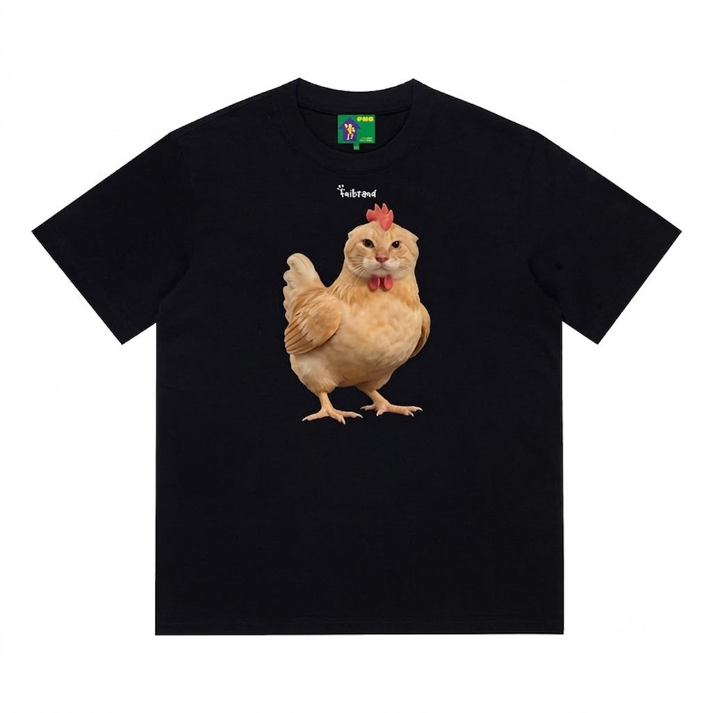 The "Cat-Chicken" Graphic Tee