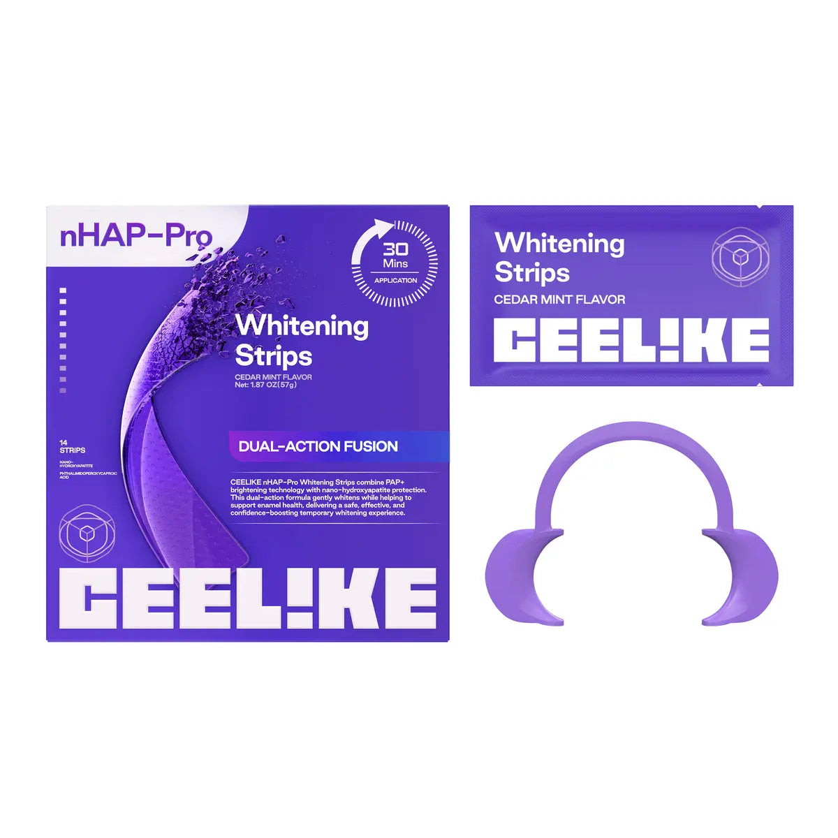 Purple Teeth Whitening Strips