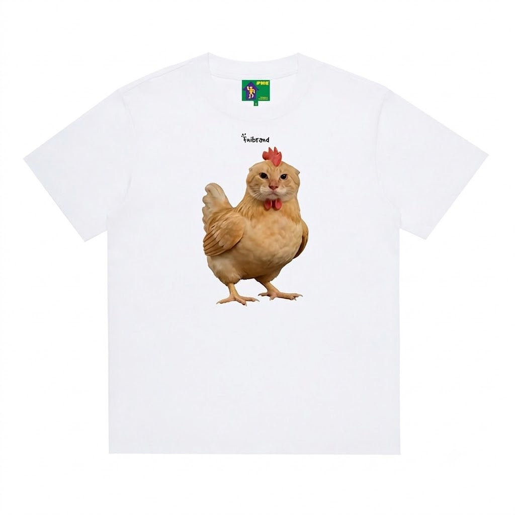 The "Cat-Chicken" Graphic Tee