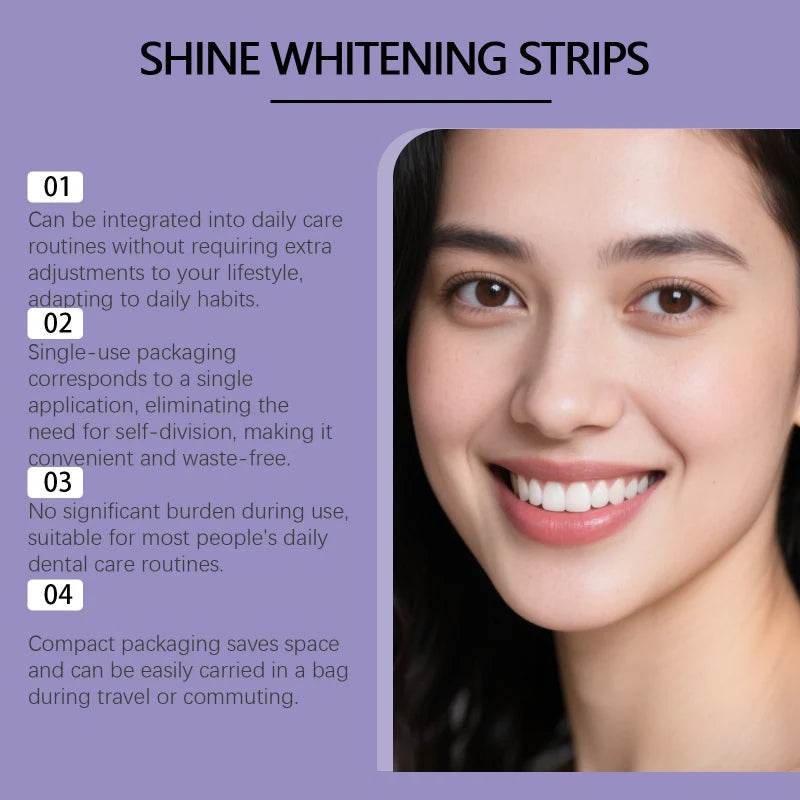 Purple Teeth Whitening Strips