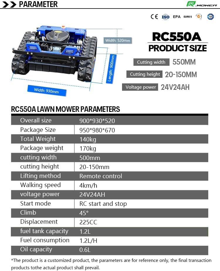 Remote Control Lawn Mower