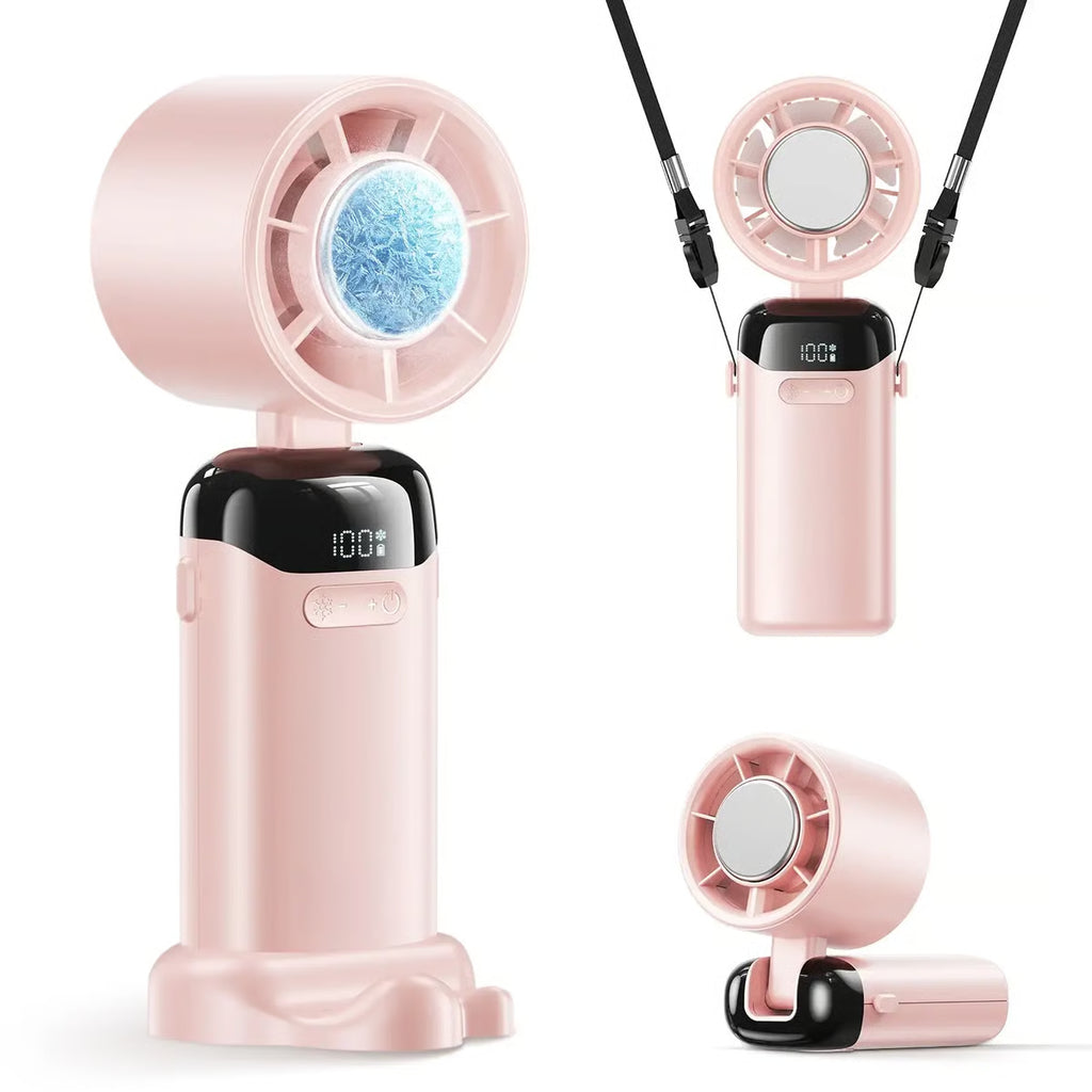 2026 Upgraded Multifunction Portable Fan – 4-in-1 Handheld,Portable Handheld Fan with LED Digital Display🌬️ Stay cool—Anytime, Anywhere❄️