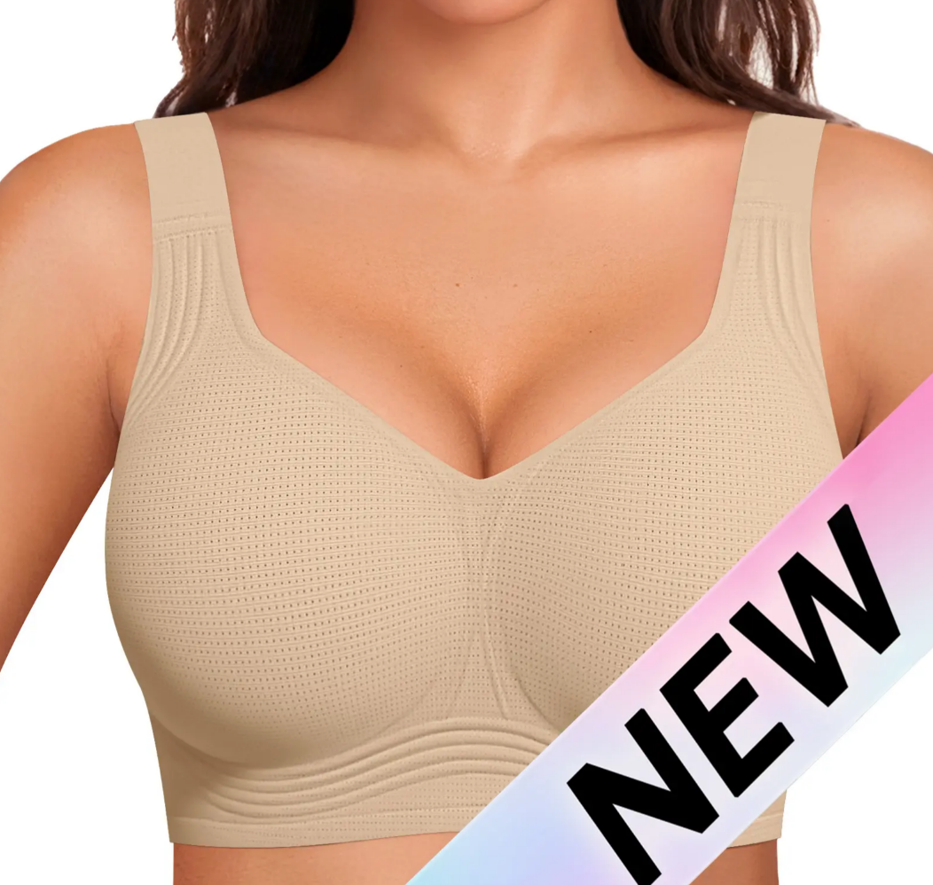 Women Jelly Bras Wirefree Full Coverage No Underwire Everyday Bras Comfortable Wireless Padded Tshirt Bra