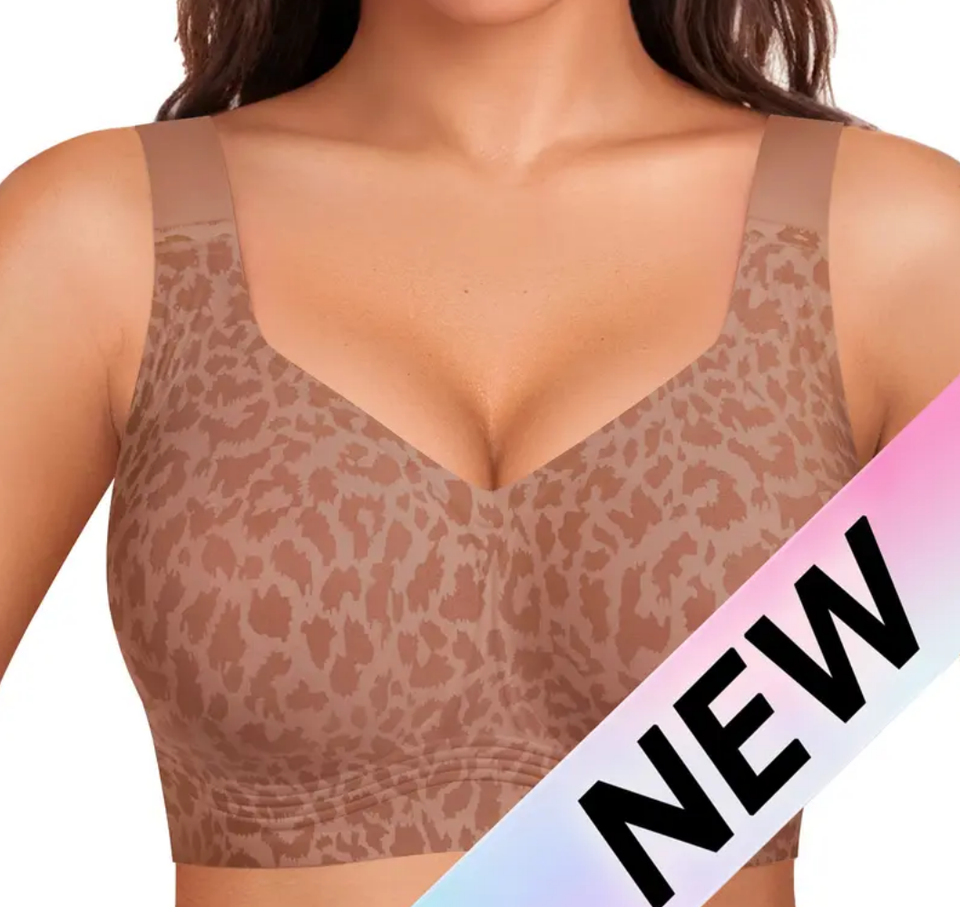Women Jelly Bras Wirefree Full Coverage No Underwire Everyday Bras Comfortable Wireless Padded Tshirt Bra