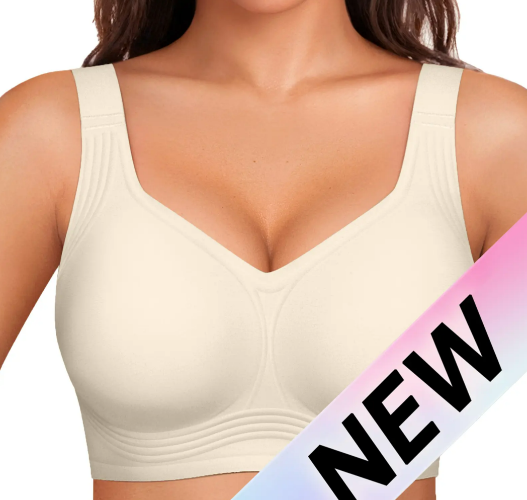 Women Jelly Bras Wirefree Full Coverage No Underwire Everyday Bras Comfortable Wireless Padded Tshirt Bra