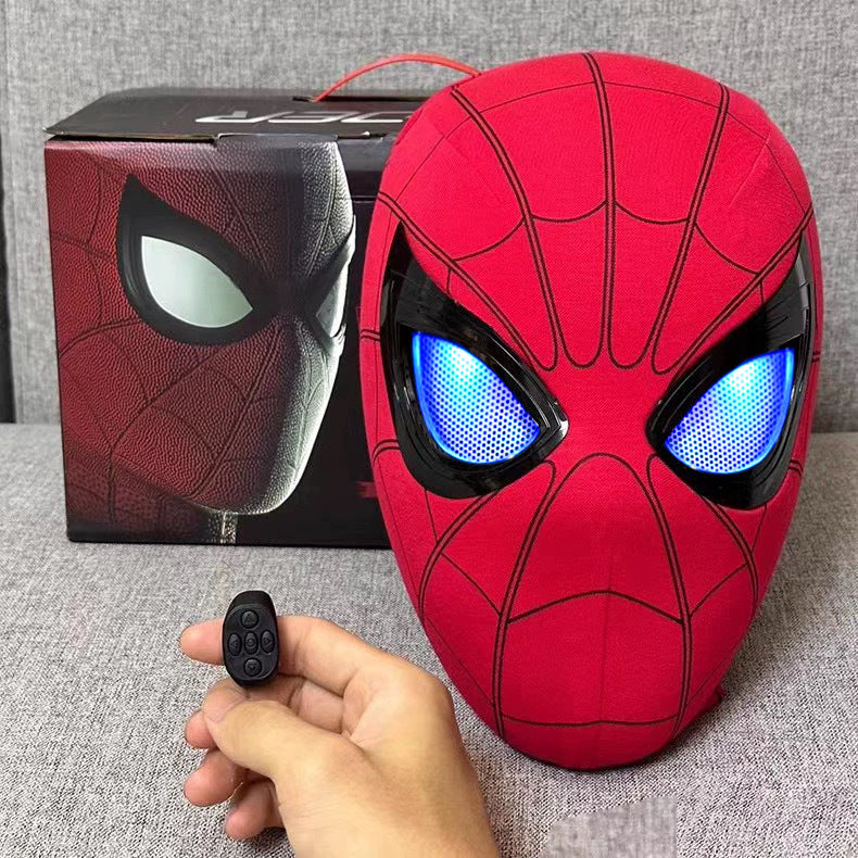 Spider-Man LED Glowing Mask – Interactive Light-Up Superhero Helmet