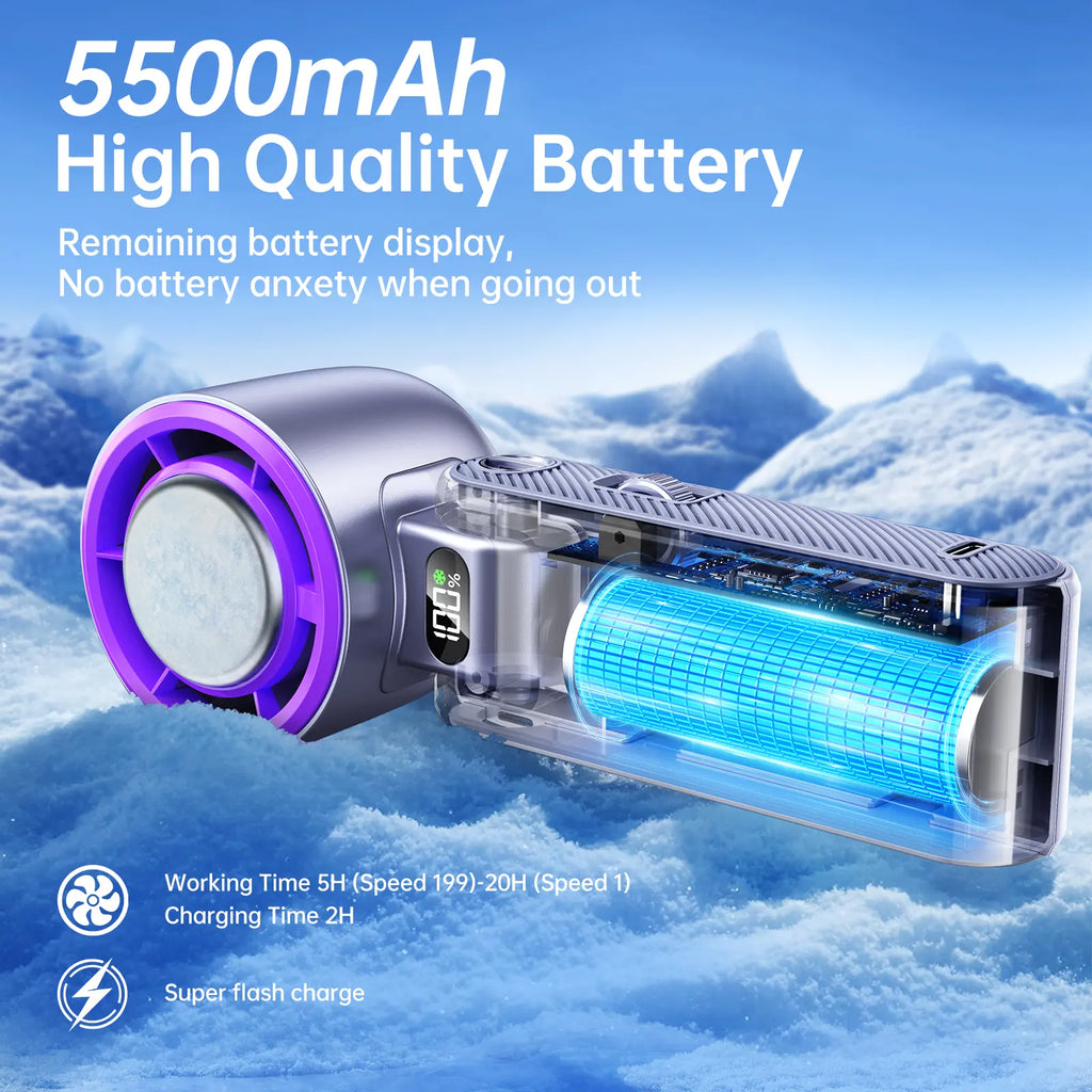 2026 Upgraded Multifunction Portable Fan – 4-in-1 Handheld,Portable Handheld Fan with LED Digital Display🌬️ Stay cool—Anytime, Anywhere❄️