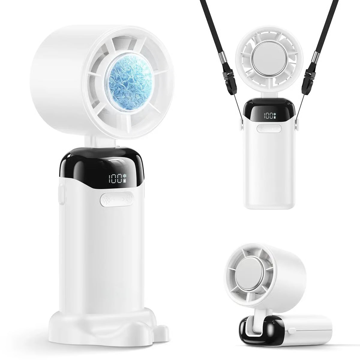 2026 Upgraded Multifunction Portable Fan – 4-in-1 Handheld,Portable Handheld Fan with LED Digital Display🌬️ Stay cool—Anytime, Anywhere❄️