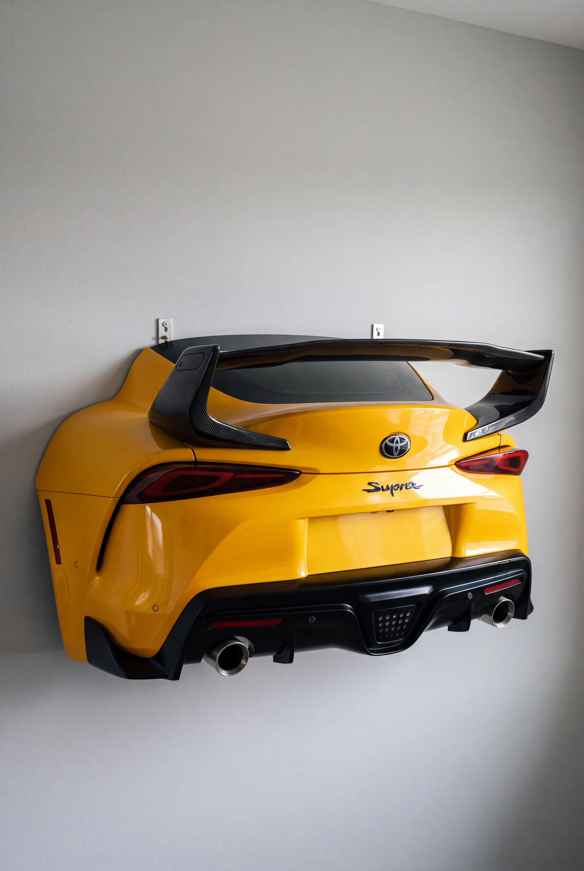 Wall-Mounted Car Display Rack