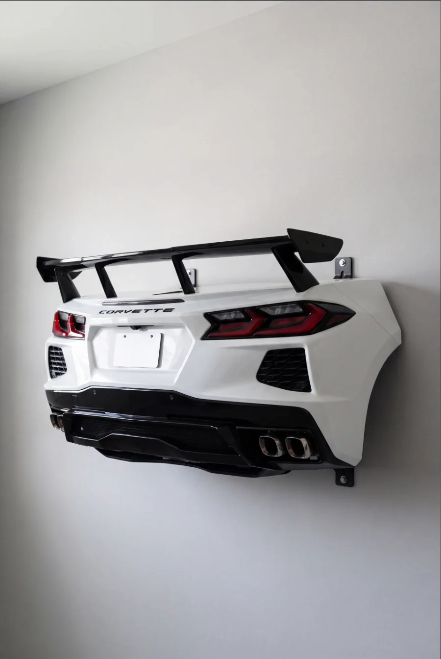Wall-Mounted Car Display Rack