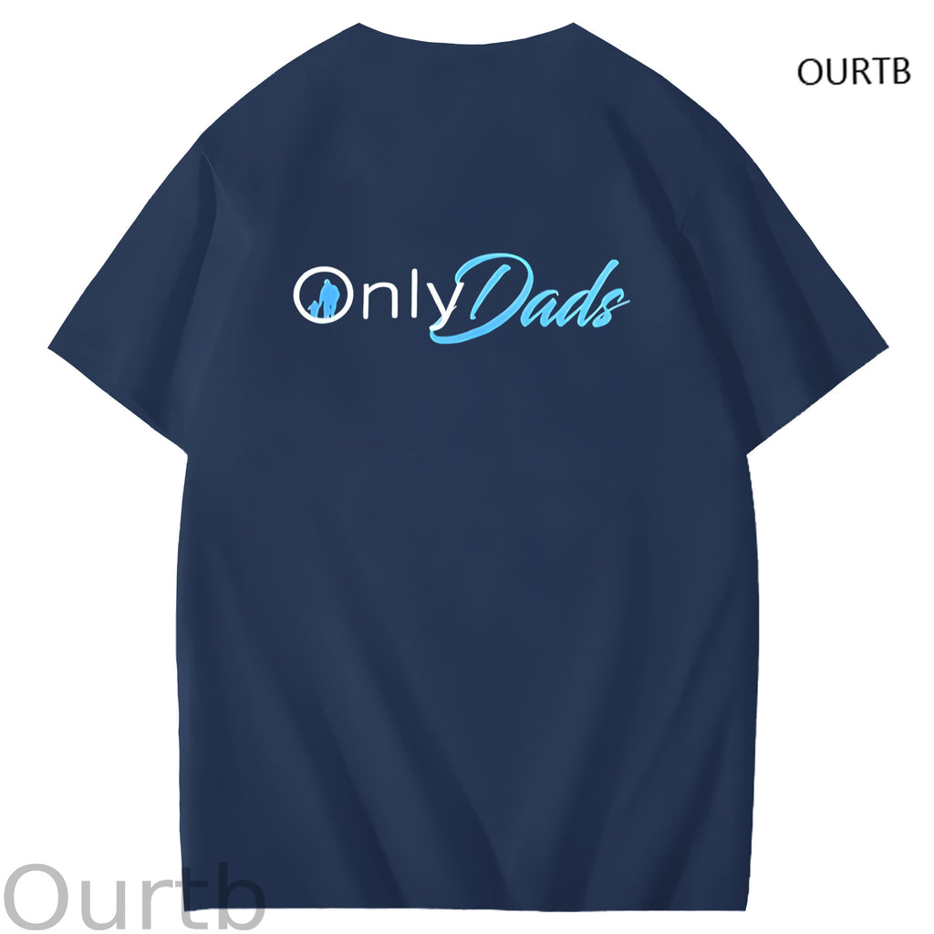 Only Dads Art Pattern Print T-Shirt