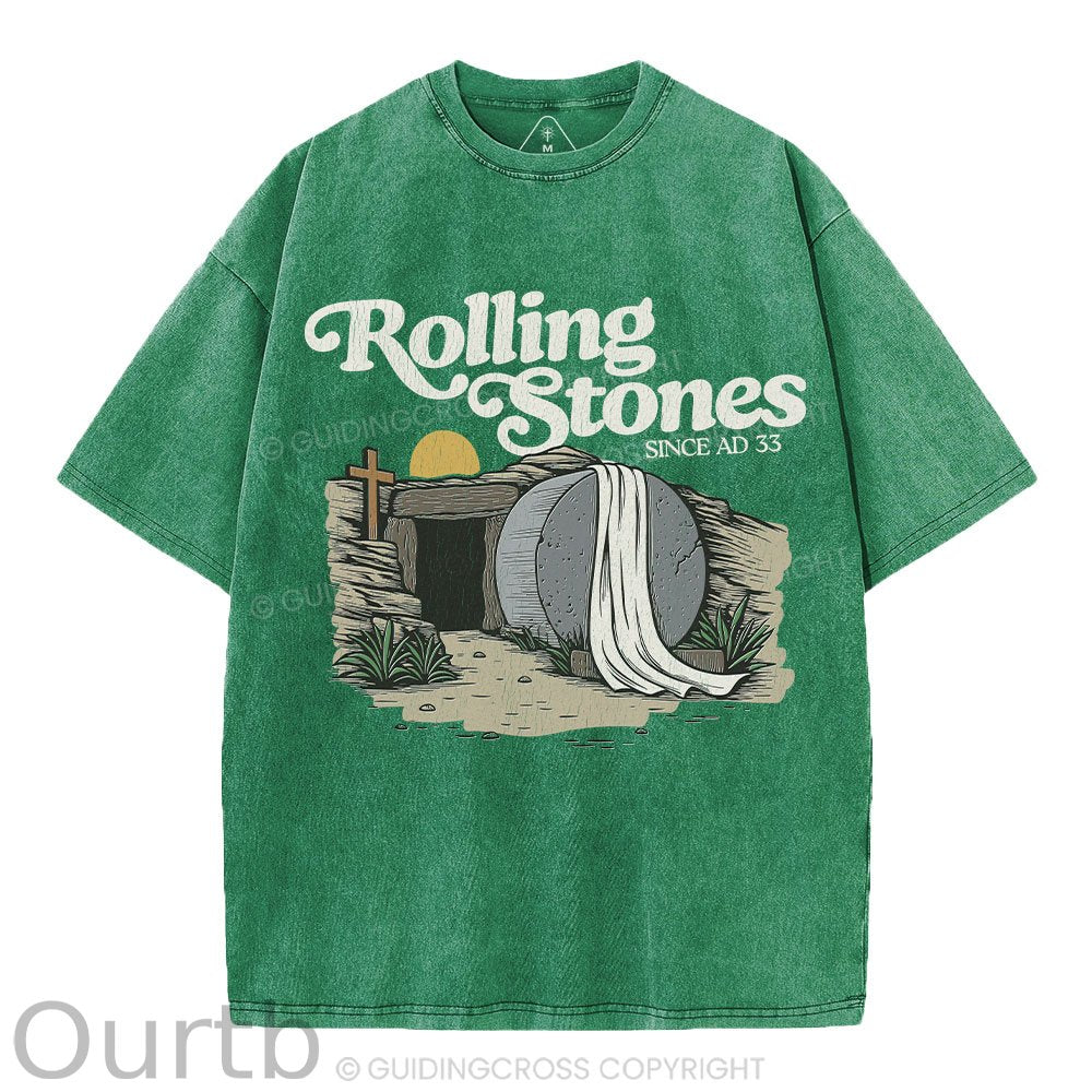Rolling Stone Christian Washed T-Shirt