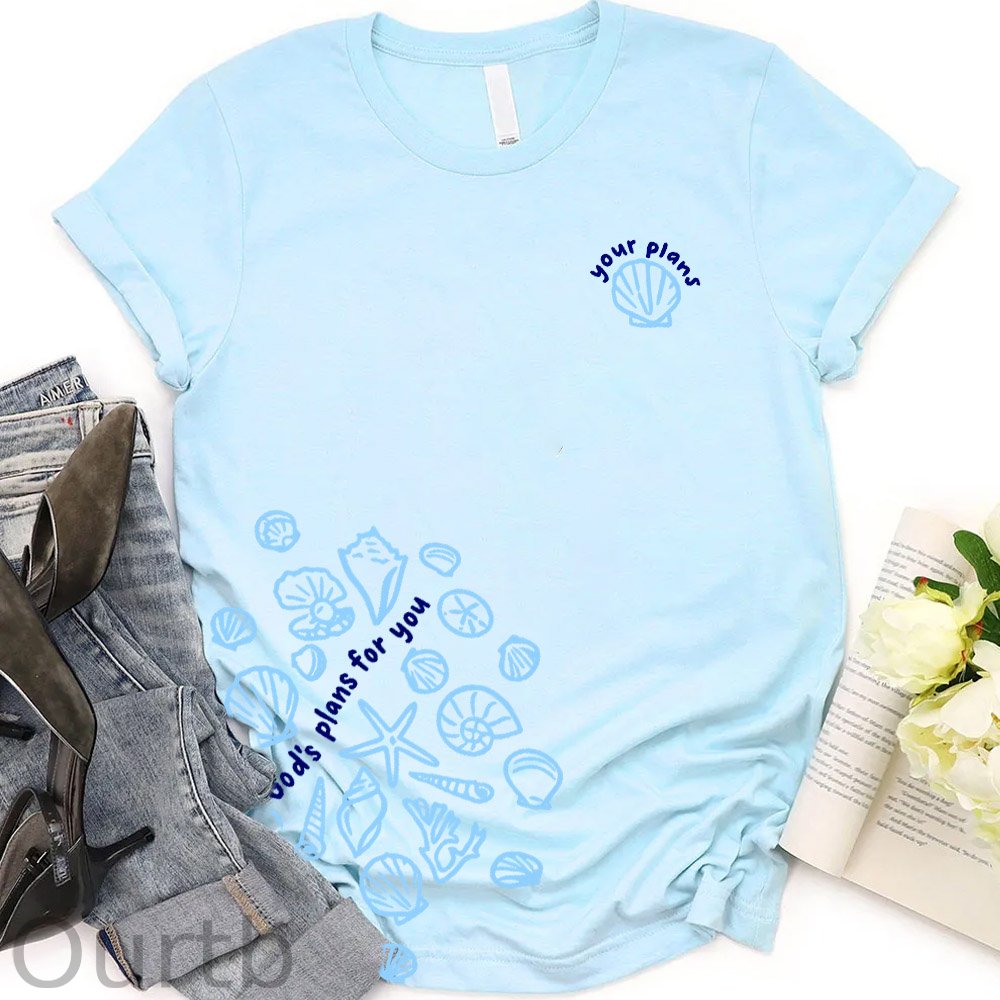 God's Plans Fot Your Pattern Round-Neck T-Shirt