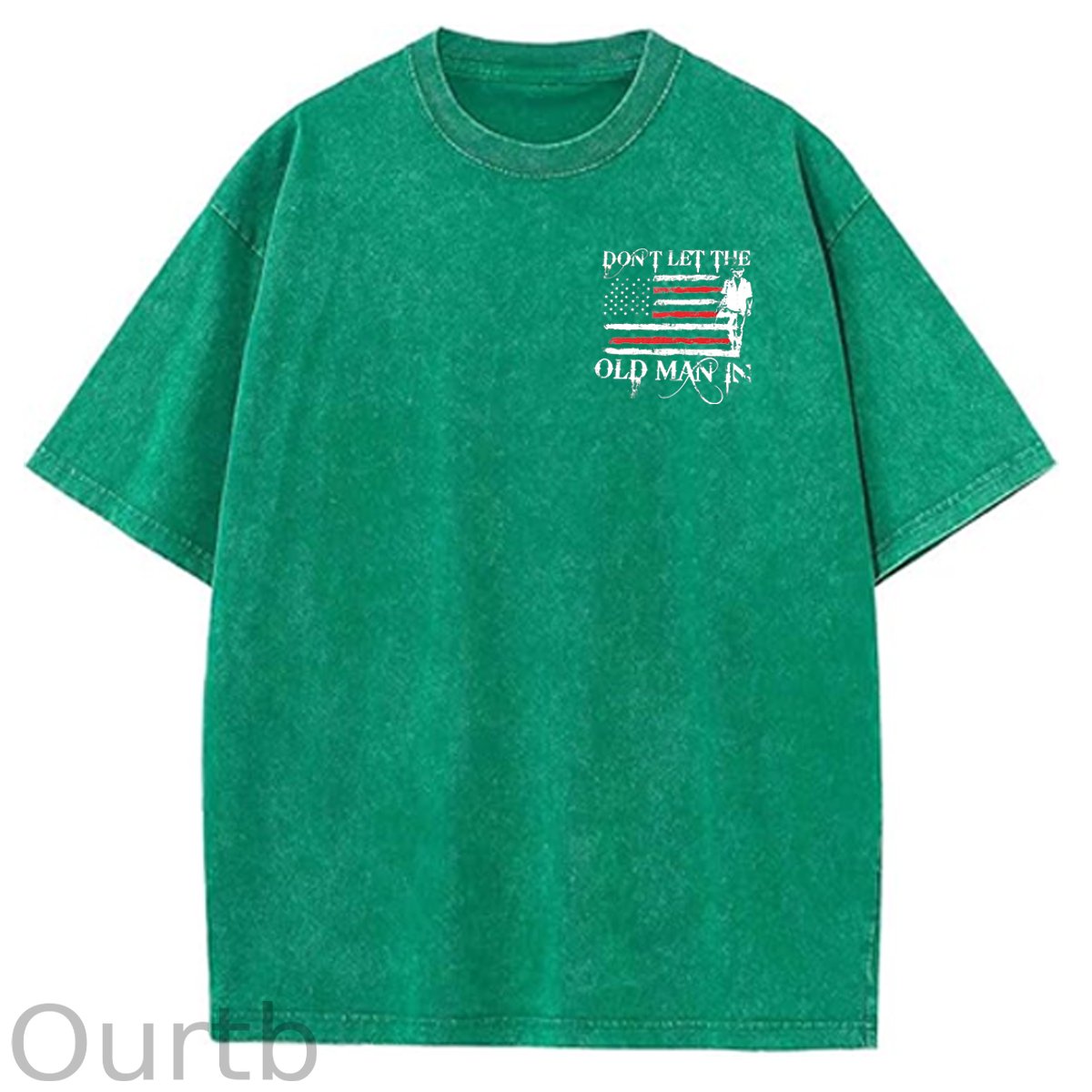 Don't Let The Old Man In Pattern Crew Neck T-Shirt