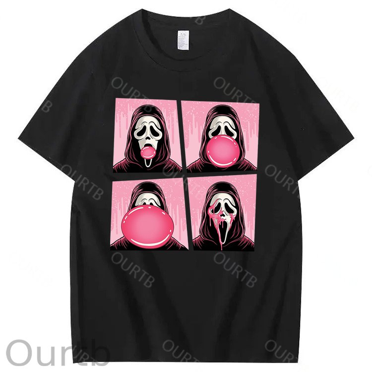 Chewing Gum Bubbles Halloween 100% Cotton T-Shirt