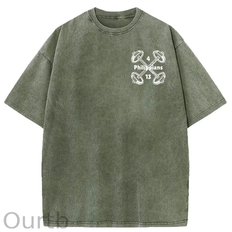 Not By My Strength Washed Cotton T-Shirt