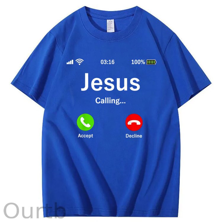 Jesus Calling Pattern100% Cotton T-Shirt