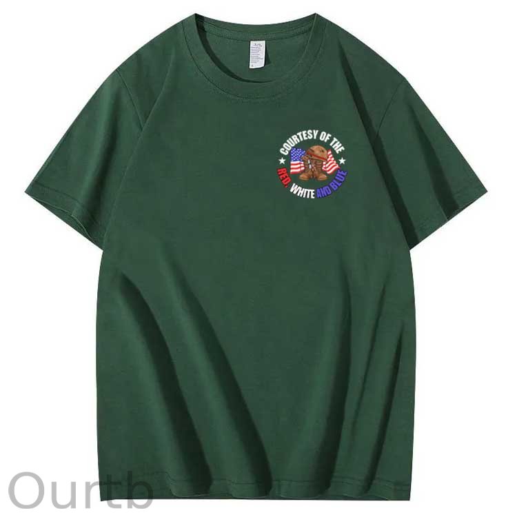 We'll Put A Boot In Your Ass  Pattern Print 100%Cotton T-Shirt