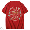 Pray On It Pray Over It Pray Through It 100% Cotton T-Shirt
