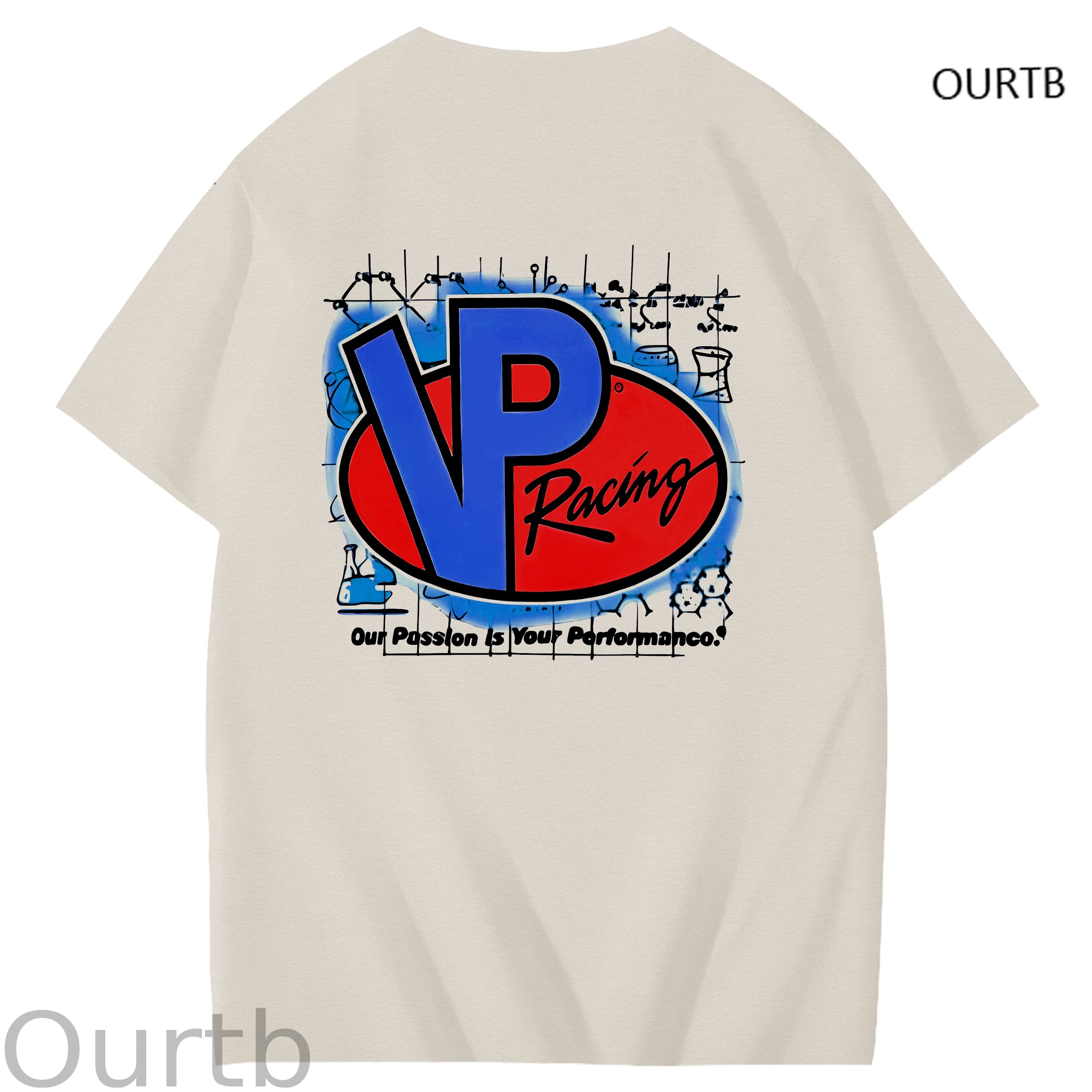 Racing Our Pass Is Your Performance Art Pattern Print T-Shirt