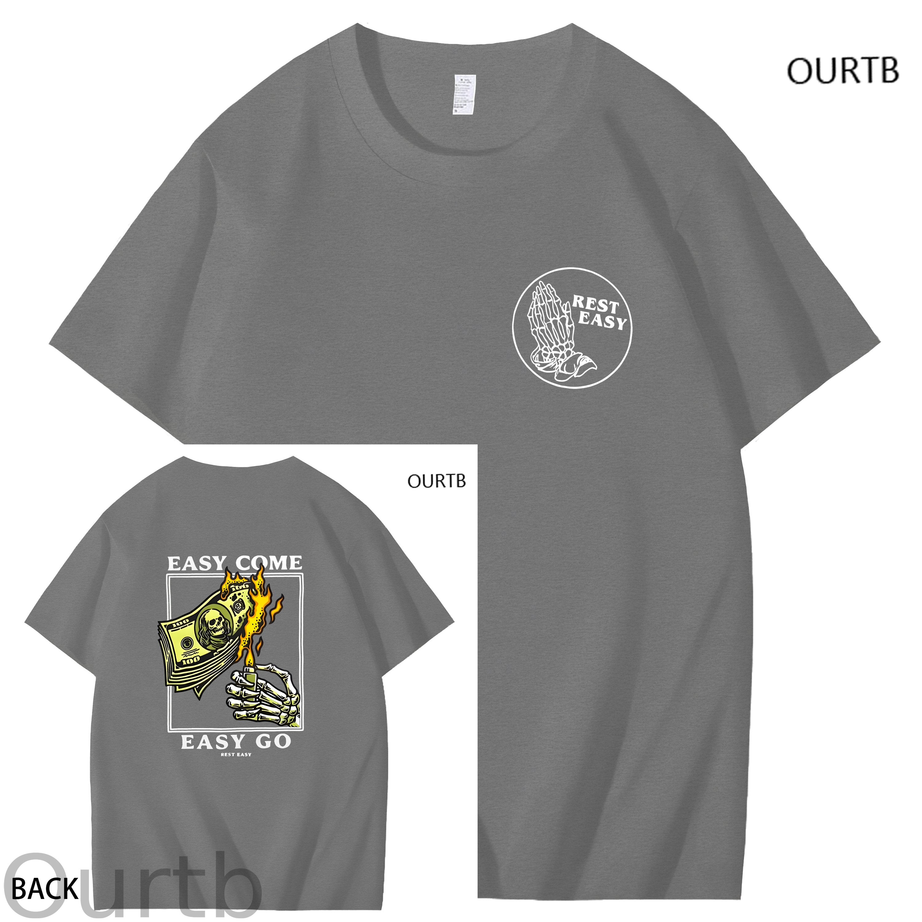Easy Come Easy Go Art Pattern Print T-Shirt