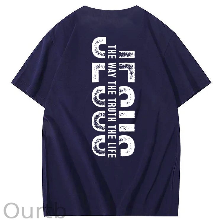 Faith Jesus The Way The Truth The Life 100% Cotton T-Shirt