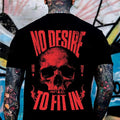 No Desire To Fit In 100% Cotton T-Shirt