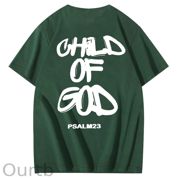 Child Of God Print Crew Neck T-Shirt