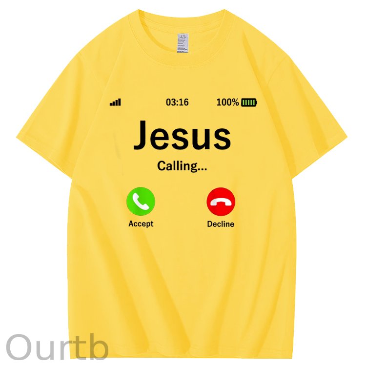 Jesus Calling Pattern100% Cotton T-Shirt