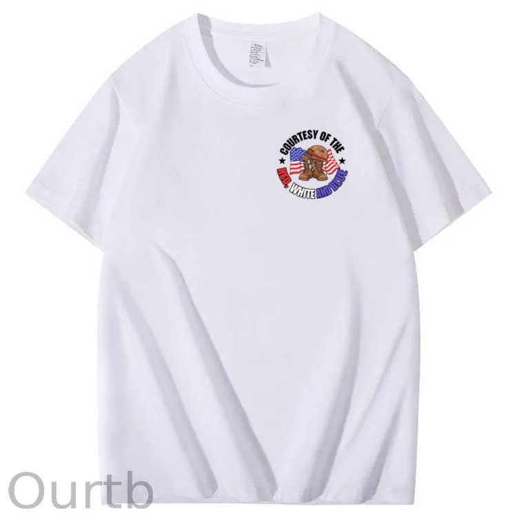 We'll Put A Boot In Your Ass  Pattern Print 100%Cotton T-Shirt