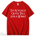Vintage I'm Actually Quite Tall for a Hobbit 100% Cotton T-Shirt
