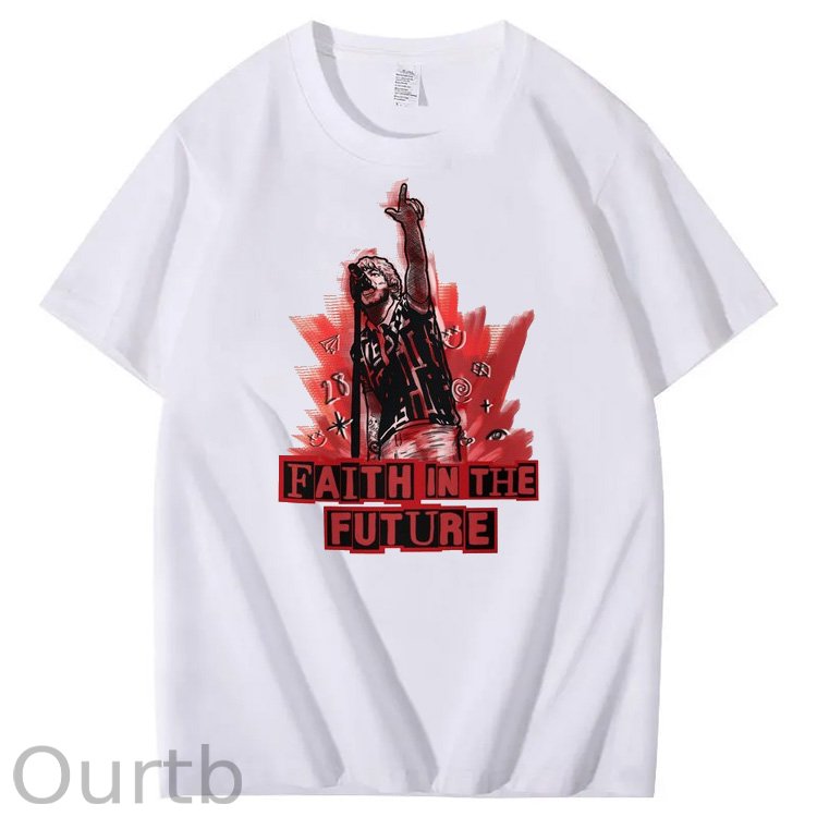 Faith in the Future Louis Tomlinson Print Crew Neck T-Shirt