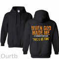 When God Made Me He Grinned And Said This'll Be Fun Pattern Classic Hoodie