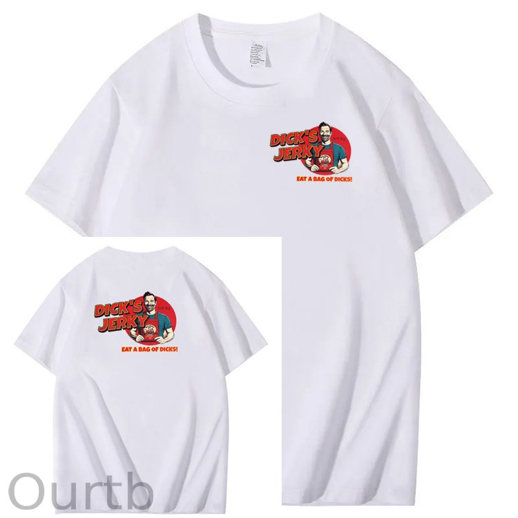 Dick’s Jerky Pattern Print Crew Neck T-Shirt