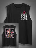 I'm Gonna Keep On Dacing Print Cotton Sleeveless Tank Tops