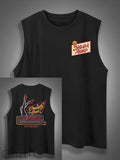 Treaty Oak Revival Print Cotton Sleeveless Tank Tops