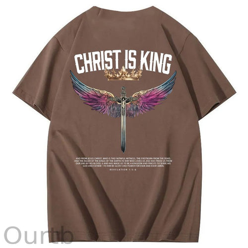 Christ Is King  Pattern 100&Cotton Print T-Shirt