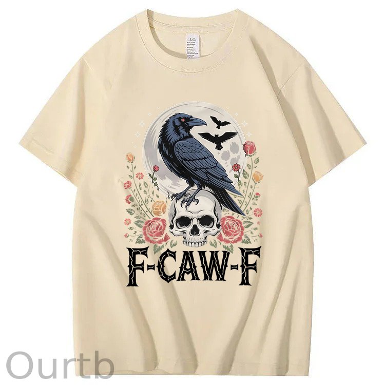 F-Caw-F Crow 100% Cotton T-Shirt
