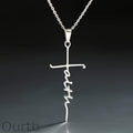 Vintage Faith Cross Necklace 98549955TO
