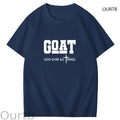 Goat God Over All Things Art Pattern Print T-Shirt