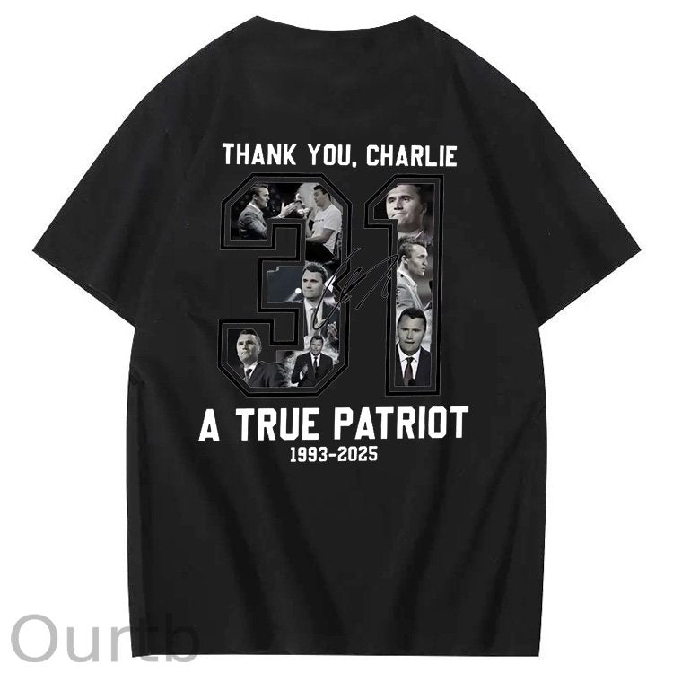 A Ture Patriot   Pattern100% Cotton T-Shirt