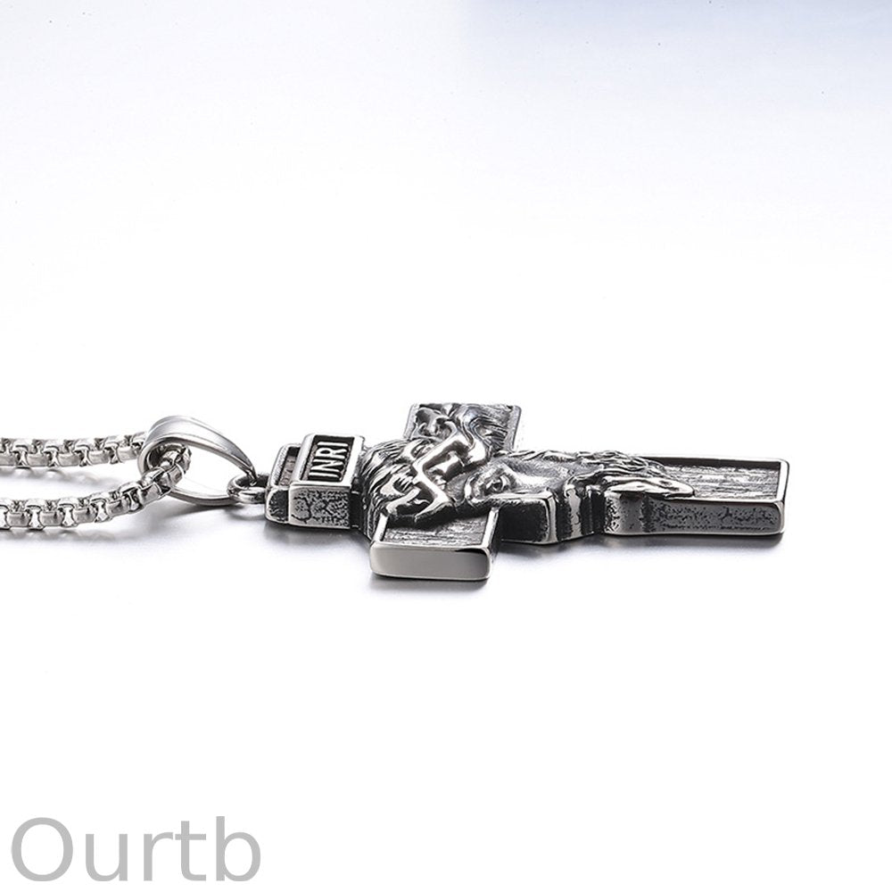 Jesus Cross Christian Necklace