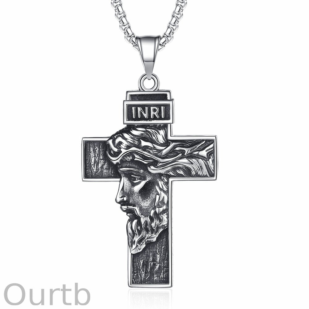 Jesus Cross Christian Necklace