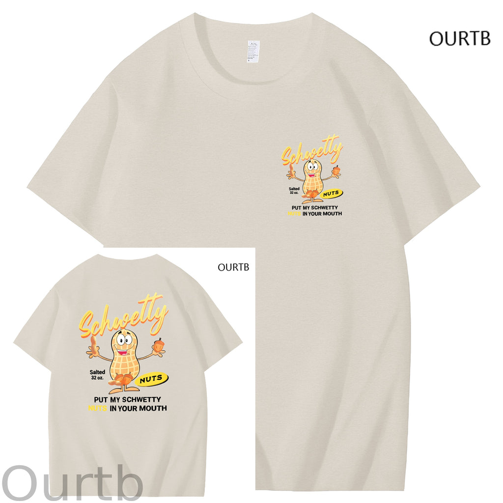Schwetty Put My Schwetty Nuts In Your Mouth Art Pattern Print T-Shirt