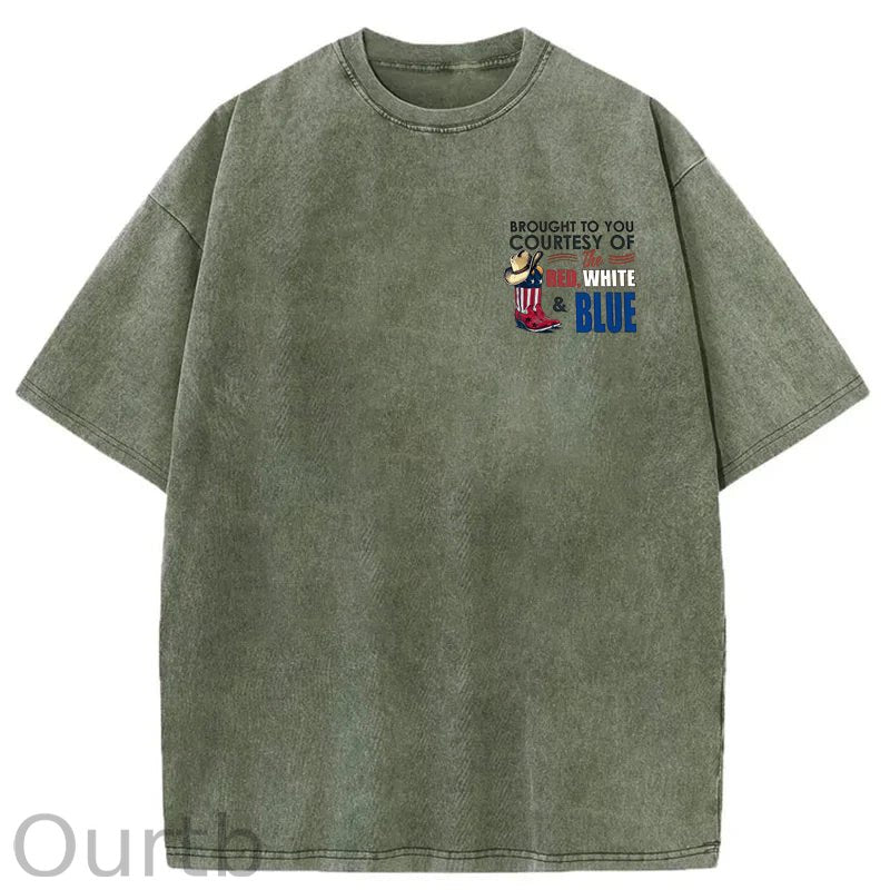 We'll Put A Boot In Your Ass Washed T-Shirt