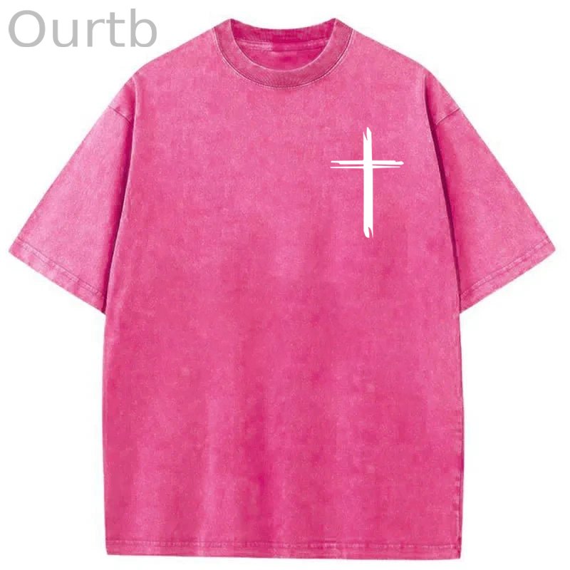 Jesus Saves Washed Cotton T-Shirt