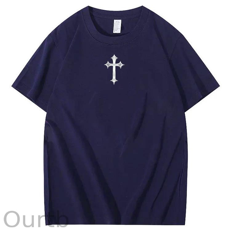 Jesus Is Being Pattern Crew Neck T-Shirt