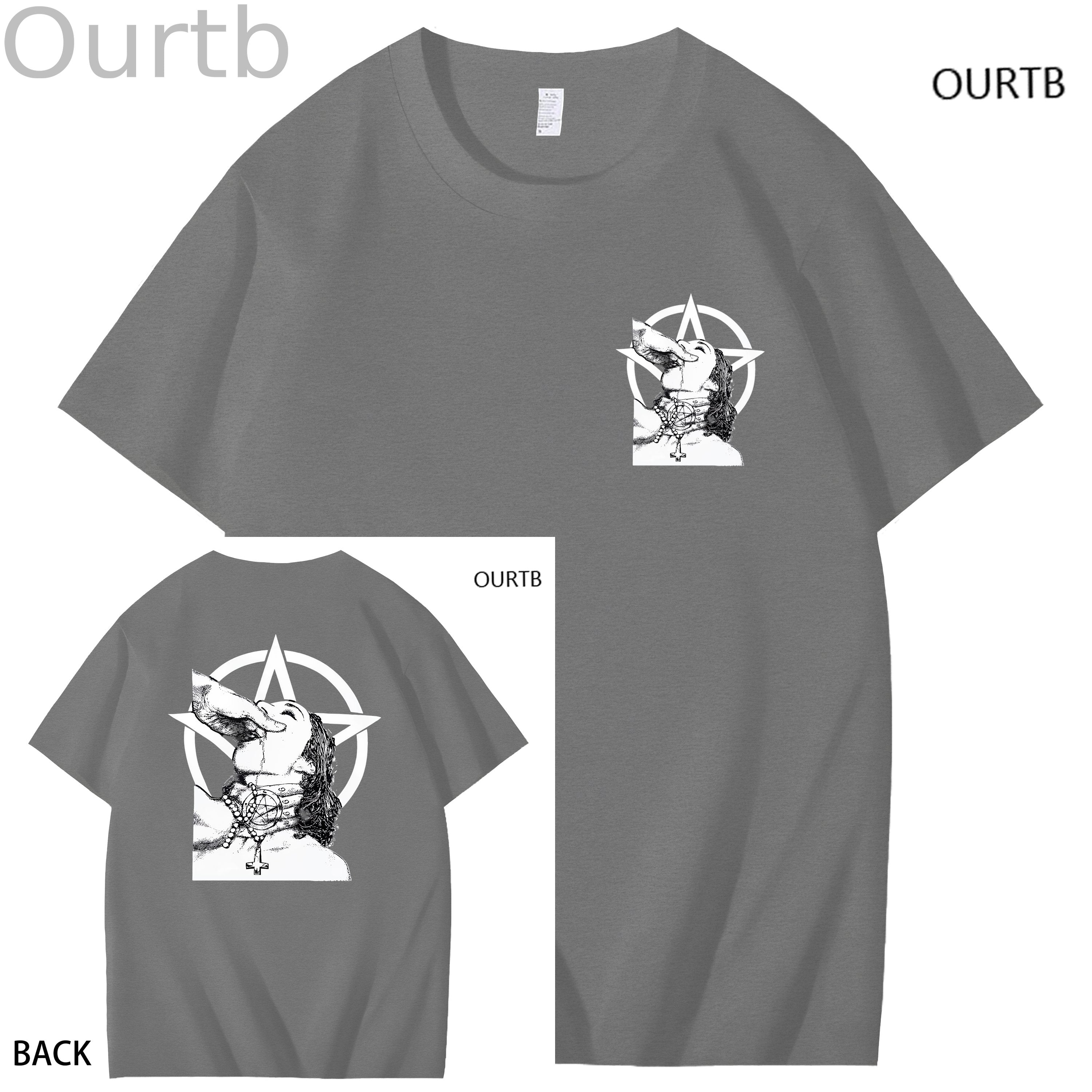 Haywood Satanic Nun Faith Funny Adult Art Pattern Print T-Shirt