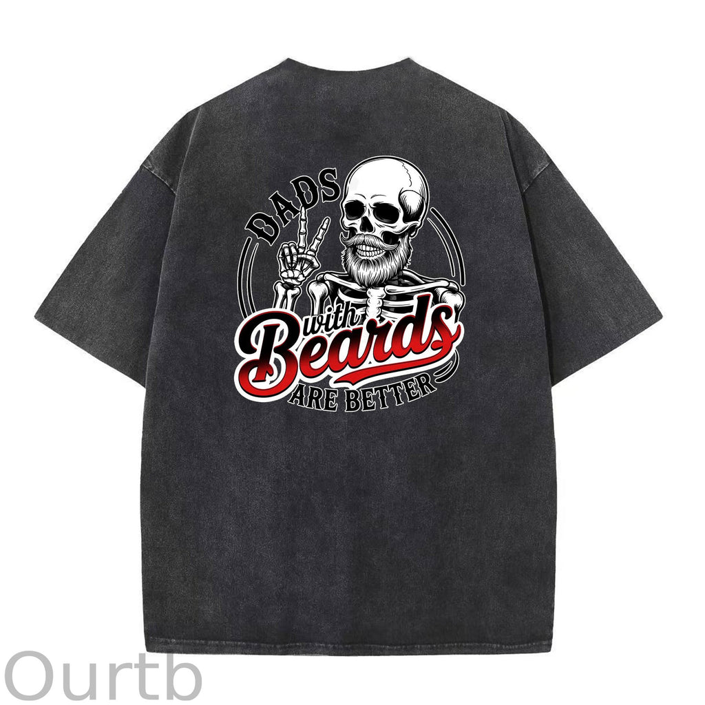 Dads With Beards Are Better Washed T-Shirt